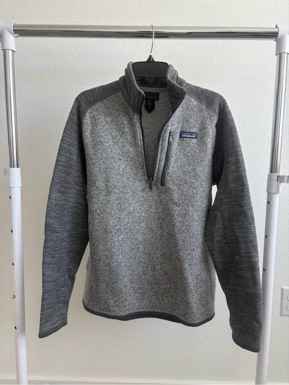 Patagonia Gray Heather Full-Zip Fleece Jacket - Picture 2 of 4